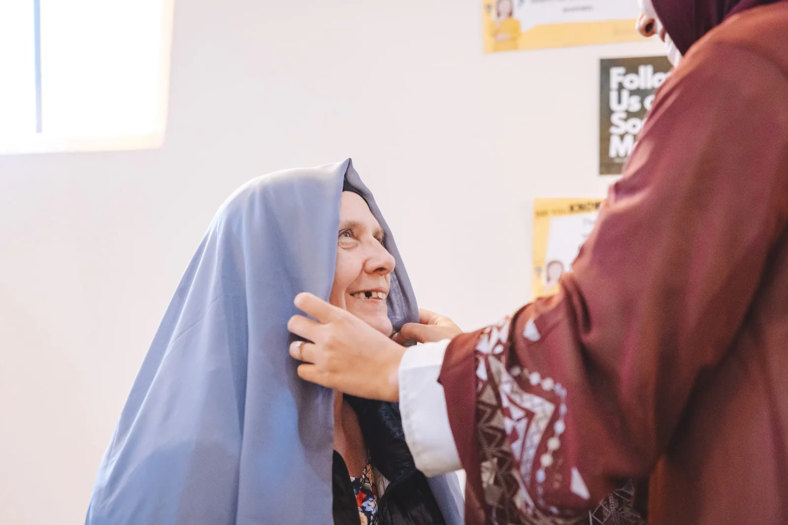 Community members gathered at the Warragul Mosque opening day