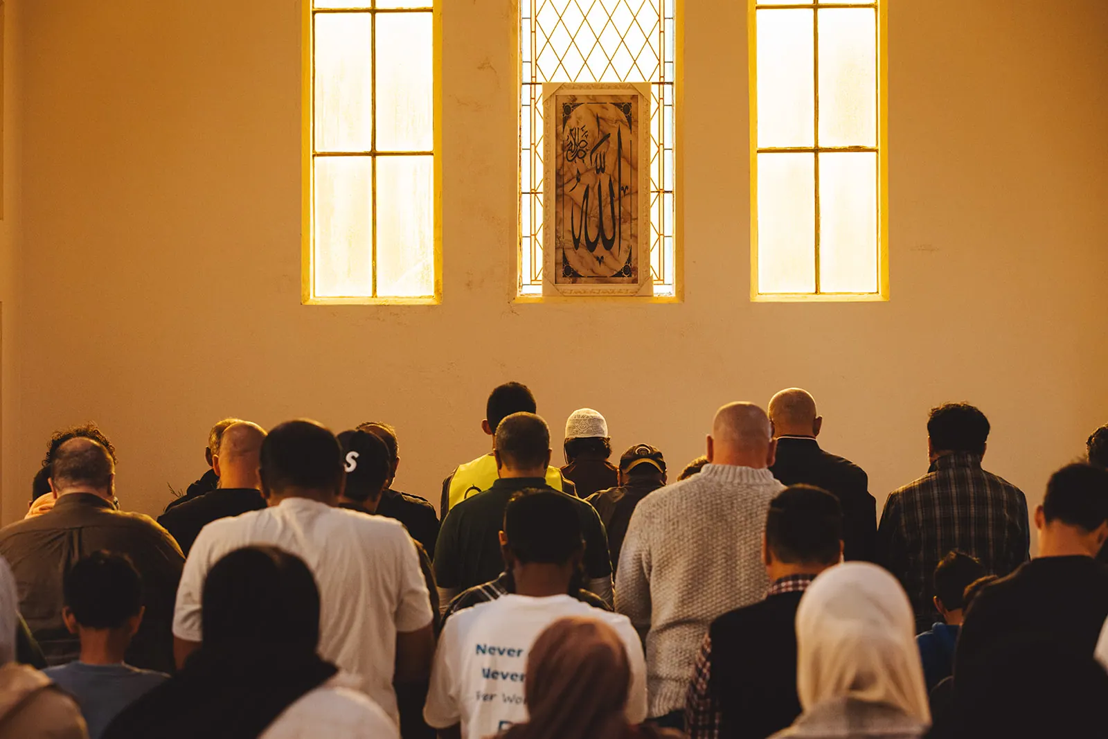 Warragul Mosque building exterior at opening day
